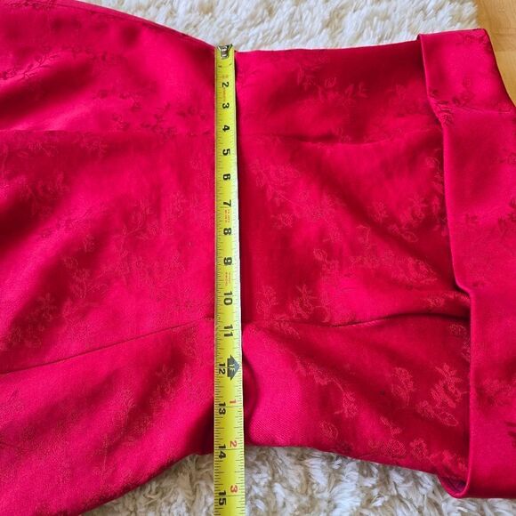 Vintage ROBERTA Womens Red Strapless Evening Dress Y2k 90s Size 5/6 - Picture 7 of 14